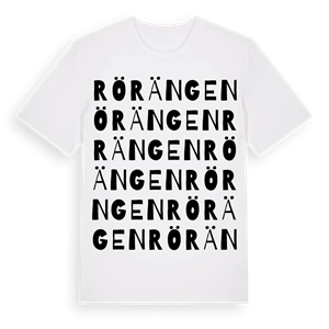 Rörängen ordlek t-shirt – ekologisk bomull t-shirt från Pinshirt