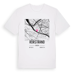 Rörstrand karta t-shirt – ekologisk bomull t-shirt från Pinshirt