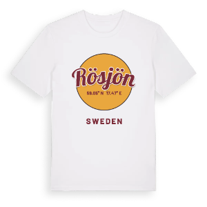 Rösjön cirkel t-shirt – ekologisk bomull t-shirt från Pinshirt