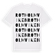Rotholmviken ordlek t-shirt