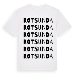 Rotsunda ordlek t-shirt – ekologisk bomull t-shirt från Pinshirt
