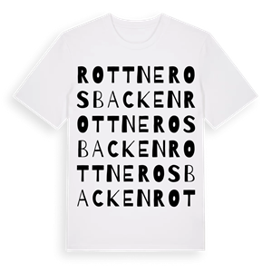 Rottnerosbacken ordlek t-shirt – ekologisk bomull t-shirt från Pinshirt