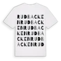 Rudbacken ordlek t-shirt