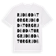 Rudboda torg ordlek t-shirt
