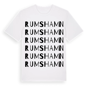 Rumshamn ordlek t-shirt – ekologisk bomull t-shirt från Pinshirt