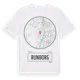 White t-shirt med Runborg t-shirt