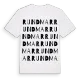 Rundmar ordlek t-shirt