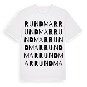 Rundmar ordlek t-shirt – ekologisk bomull t-shirt från Pinshirt