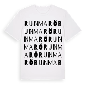 Runmarö ordlek t-shirt – ekologisk bomull t-shirt från Pinshirt