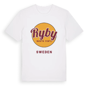 Ryby cirkel t-shirt – ekologisk bomull t-shirt från Pinshirt