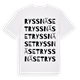 Ryssnäset ordlek t-shirt