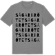 Mid Heather Gray t-shirt med Sågarbrötet ordlek t-shirt