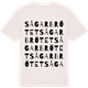Vintage White t-shirt med Sågarbrötet ordlek t-shirt