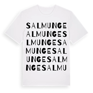 Salmunge ordlek t-shirt – ekologisk bomull t-shirt från Pinshirt