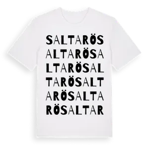 Saltarö ordlek t-shirt – ekologisk bomull t-shirt från Pinshirt
