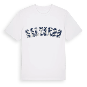 Saltskog college t-shirt – ekologisk bomull t-shirt från Pinshirt