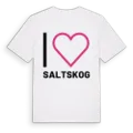 Jag älskar Saltskog t-shirt stort tryck