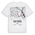 Saltskog karta t-shirt