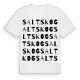 Saltskog ordlek t-shirt