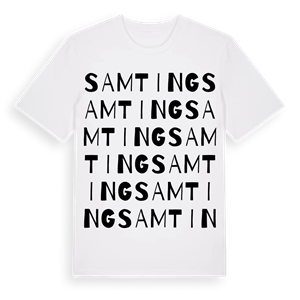 Samting ordlek t-shirt – ekologisk bomull t-shirt från Pinshirt