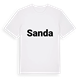 Sanda fetstil t-shirt