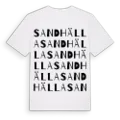 Sandhälla ordlek t-shirt