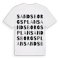Sandsborgsplan ordlek t-shirt