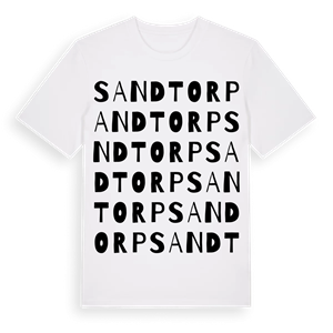 Sandtorp ordlek t-shirt – ekologisk bomull t-shirt från Pinshirt