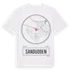 White t-shirt med Sandudden t-shirt