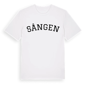 Sången böjd t-shirt – ekologisk bomull t-shirt från Pinshirt