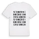 Sången ordlek t-shirt