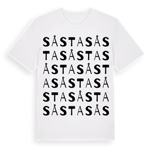Såsta ordlek t-shirt – ekologisk bomull t-shirt från Pinshirt