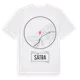 White t-shirt med Sätra t-shirt