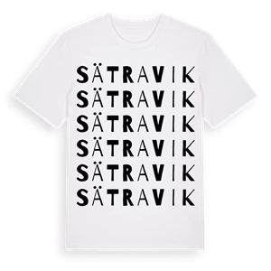Sätravik ordlek t-shirt – ekologisk bomull t-shirt från Pinshirt