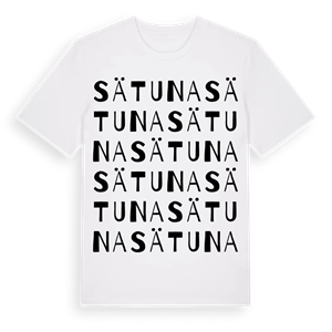 Sätuna ordlek t-shirt – ekologisk bomull t-shirt från Pinshirt