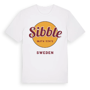 Sibble cirkel t-shirt – ekologisk bomull t-shirt från Pinshirt