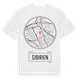 White t-shirt med Sibirien t-shirt