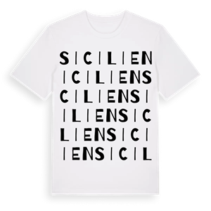 Sicilien ordlek t-shirt – ekologisk bomull t-shirt från Pinshirt