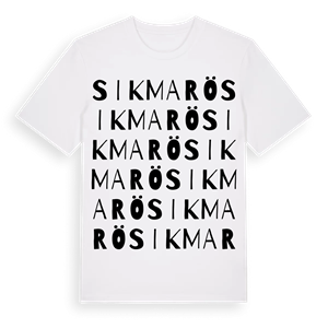 Sikmarö ordlek t-shirt – ekologisk bomull t-shirt från Pinshirt