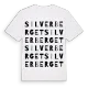 Silverberget ordlek t-shirt