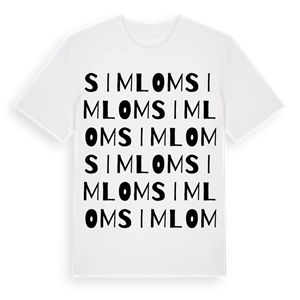 Simlom ordlek t-shirt – ekologisk bomull t-shirt från Pinshirt