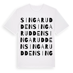 Singarudden ordlek t-shirt – ekologisk bomull t-shirt från Pinshirt