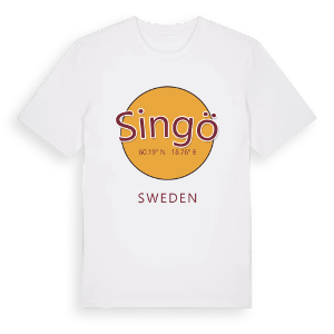 Singö cirkel t-shirt – ekologisk bomull t-shirt från Pinshirt