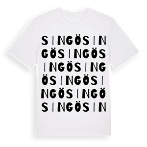 Singö ordlek t-shirt – ekologisk bomull t-shirt från Pinshirt