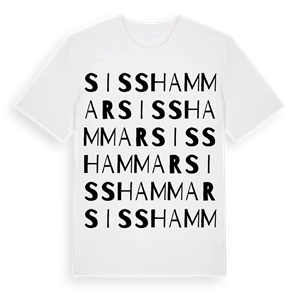 Sisshammar ordlek t-shirt – ekologisk bomull t-shirt från Pinshirt