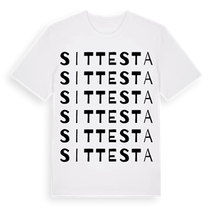 Sittesta ordlek t-shirt – ekologisk bomull t-shirt från Pinshirt