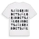 Själgrundet ordlek t-shirt