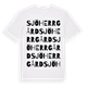 Sjö herrgård ordlek t-shirt