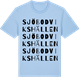 Blue Soul t-shirt med Sjöbodvikshällen ordlek t-shirt