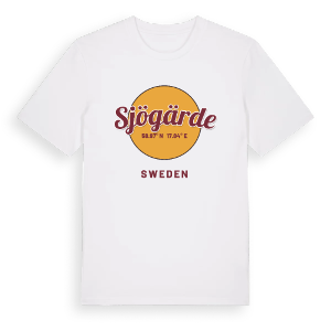Sjögärde cirkel t-shirt – ekologisk bomull t-shirt från Pinshirt